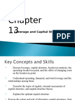 Chap13 Leverage and Capital Structure