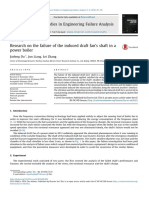 Research On The Failure of The Induced Draft Fan's Shaft in A Power Boiler