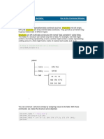 Structures in Matlab