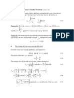 AVG and RMS Values of Periodic Waveforms 2012