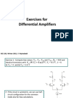 Differential Amplifiers Problems of MOS