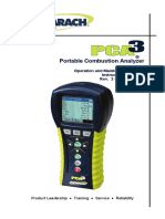 BACHARACH PCA3 Portable Combustion Analyzer