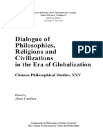 Dialogue of Philosophies Religions and C