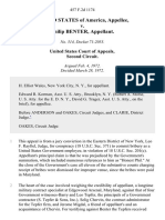 United States v. Philip Benter, 457 F.2d 1174, 2d Cir. (1972)