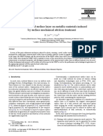 Nanostructured Surface Layer On Metallic Materials Induced by Surface Mechanical Attrition Treatment