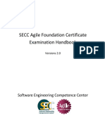 SECC Agile Foundation Certificate - Examination Handbook - V2.0