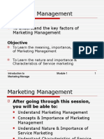 Introduction To Marketing Management