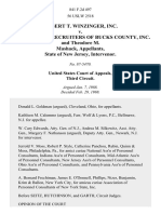 Robert T. Winzinger, Inc. v. Management Recruiters of Bucks County, Inc. and Theodore M. Mashack, Appellants, State of New Jersey, Intervenor