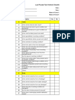 Last Parade Task Vehicle Checklist (Revise 12 08 16)