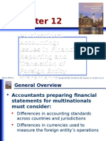 Multinational Accounting: Issues in Financial Reporting and Translation of Foreign Entity Statements