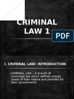 Criminal Law 1