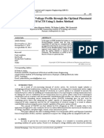 Improvement of Voltage Profile Through The Optimal Placement of FACTS Using L-Index Method