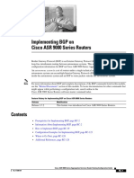 Implementing BGP On ASR 9K