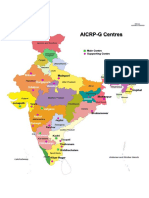 AICRP-G India Map