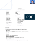 Asif Rehman CV