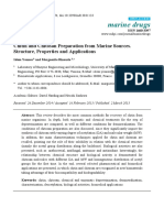 Marine Drugs: Chitin and Chitosan Preparation From Marine Sources. Structure, Properties and Applications