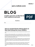 How To Install Elastic Stack (ELK) On Red Hat Enterprise Linux