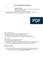 Chapter 1 - Nature and Scope of OB