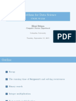 Algorithms For Data Science: CSOR W4246