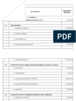 RCD Site Dev. Project Schedule