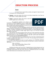 Production Process: Raw Materials