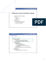 Preforming: Test and Simulation Methods