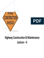 Highway Construction & Maintenance - II PDF