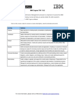 IBM Cognos TM1 Curriculum Fact Sheet v10 2