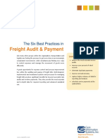 Best Practices in Freight Audit Payment Cass