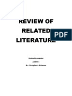 Review of Related Literature