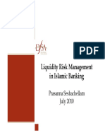 Liquidity Risk Management in Islamic Banking