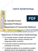 Descriptive Epidemiology