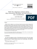 Shaft Line Alignment Analysis