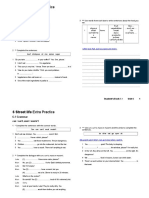 Extra Practice Unit 6 1º Eso