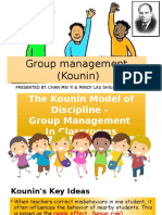 Group Management (Kounin) : Presented By: Chan Mei Yi & Mindy Lau Shiuan Inn