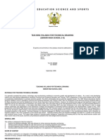 Technical Drawing Syllabus of Ganna Ministry