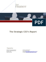 CEO Board Report Template