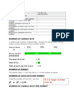 The Task 1: Number of Subnet Bits