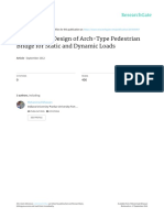 Analysis and Design of Arch-Type Pedestrian Bridge