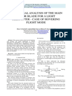 Helicopter Blade FEA