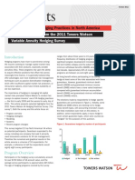 Towers Watson Insights Variable Annunity Hedging