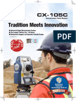 Brosur Total Station Sokkia CX105C