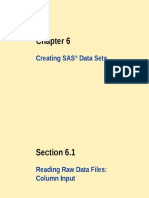 Creating SAS Data Sets