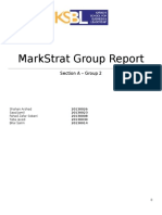 Markstrat Report