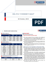 HSL PCG "Currency Daily": 25 October, 2016