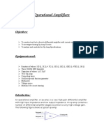 Operational Amplifier LAb