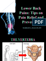 Lower Back Pains