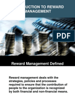 Introduction To Reward Management