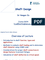 Lecture 5 Shaft Design With Solutions