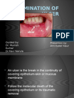 Examination of An Ulcer